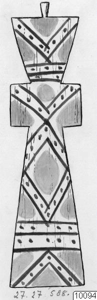 teckning, träfigurer, föremål, föremålsbild, Teckning, drawing