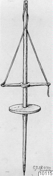 föremål, föremålsbild, teckning, drillborr, borr, verktyg, Teckning, drawing