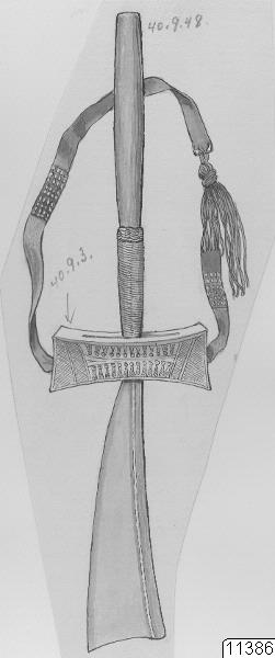 kniv, huggkniv, teckning, föremålsbild, dao, Teckning, drawing