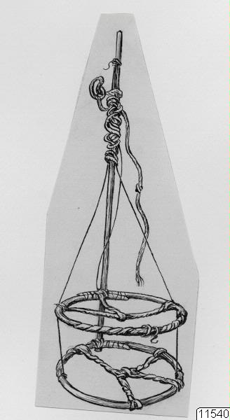 upphängningsanordning, teckning, föremålsbild, föremål, rep, gåstol, Teckning, drawing