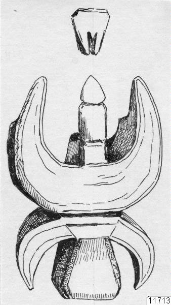 teckning, buffelhuvud, snide, könssymbolik, Teckning, drawing