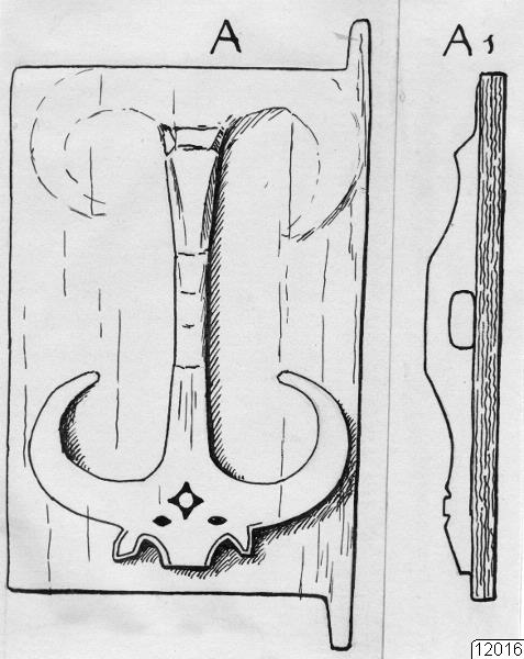 föremål, ornamentik, dörr, snideri, teckning, Teckning, drawing