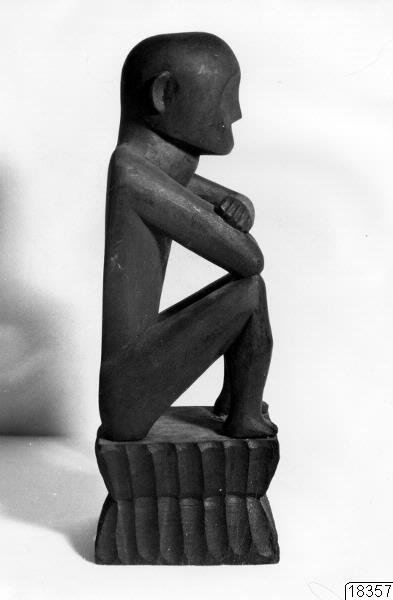 mansfigur, snideri, föremål, föremålsbild, binnulul, träskulptur, fotografi, photograph