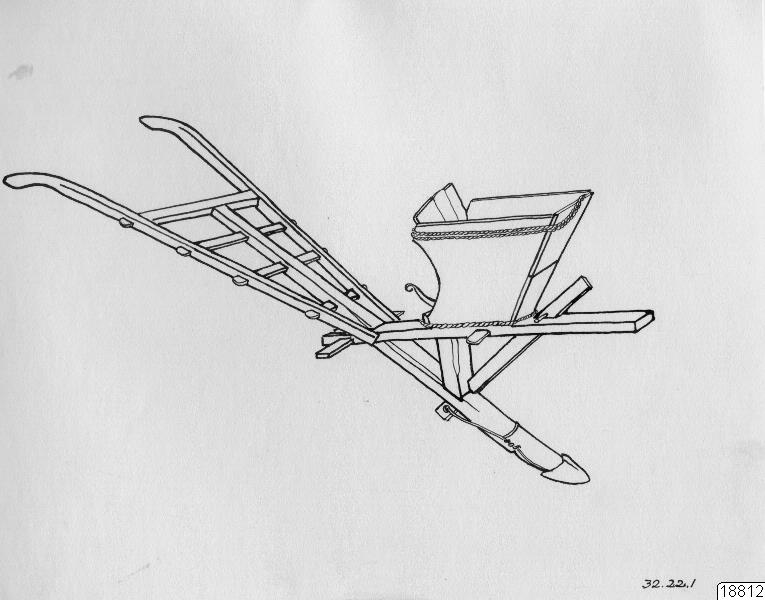 föremålsbild, såningamaskin, jordbruksredskap, föremål, redskap, teckning, Teckning, drawing