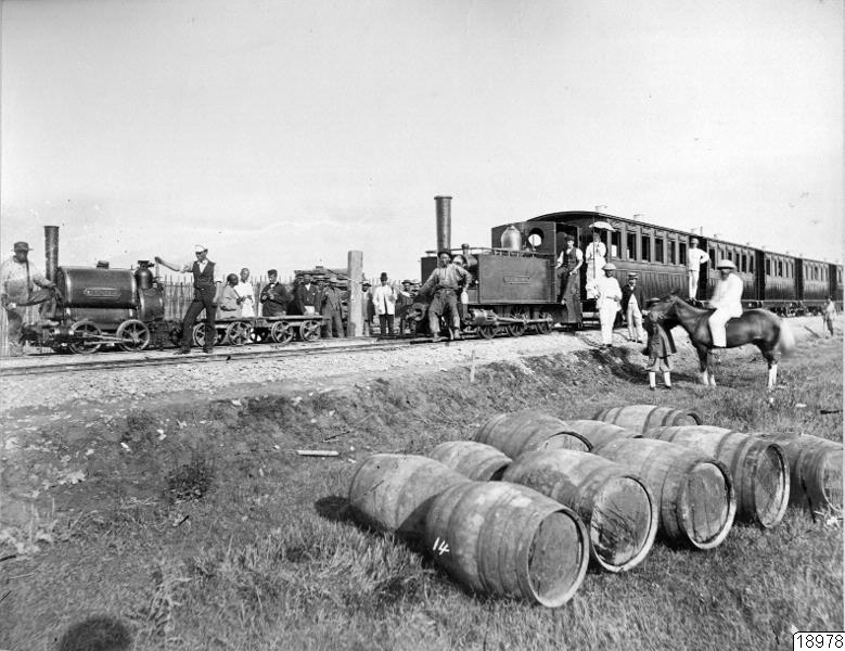 järnväg, landskap, fotografi, photograph
