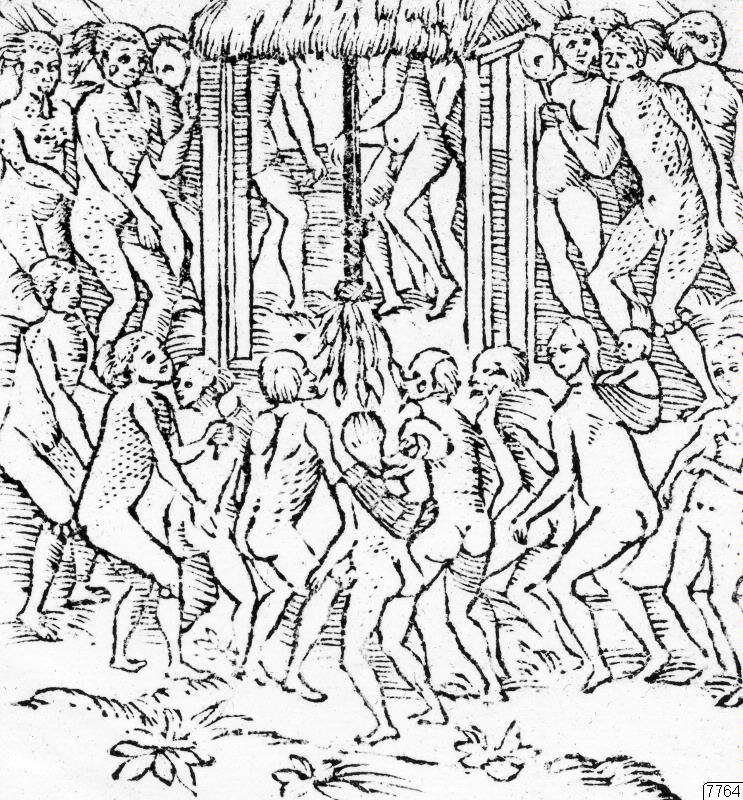 ceremoni, dans, klubba, indian, teckning, Teckning, drawing