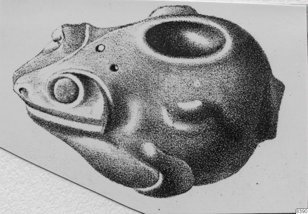 lerkärl, groda, teckning, föremålsbild, Teckning, drawing