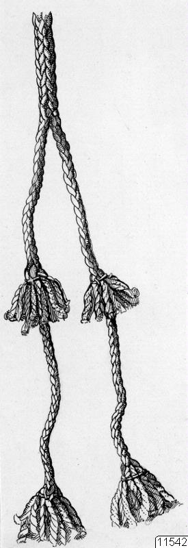 föremålsbild, tofs, teckning, hårband, Teckning, drawing