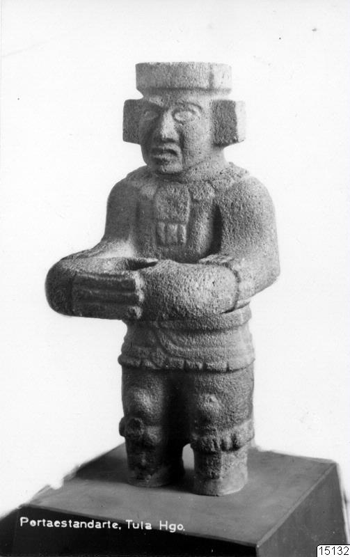 standarbärare, stenskulptur, vykort, fotografi, photograph
