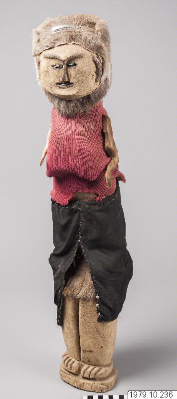 skulptur, Träfigur, sculpture, hi´nó ha´lá