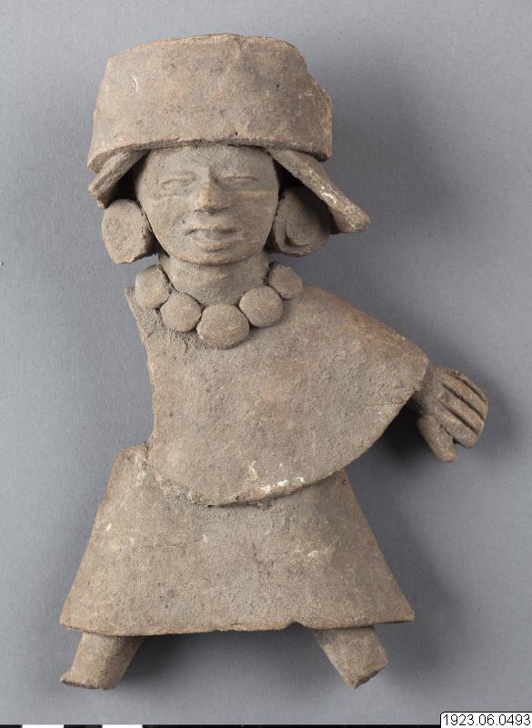 figur, Lerfigur., sculpture, figurine, Figurilla