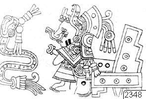 Tzapotlatenan, vattnets gudinna, teckning, illustration, Teckning, drawing