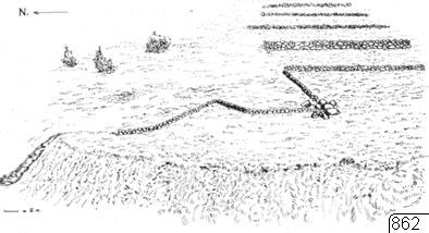 teckning, Odlingsterrasser, Teckning, drawing