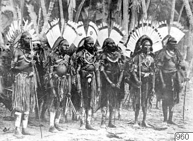 spear, handlebar, headdress, plume, base skirt, dema maker, group portrait, demma maker, photograph